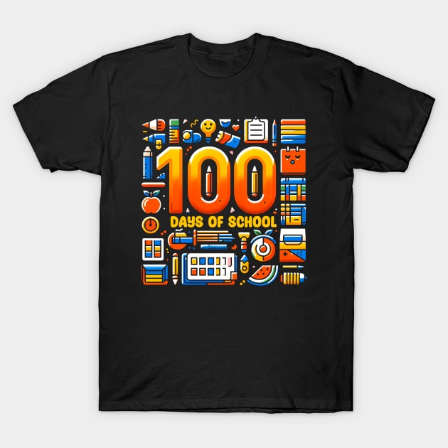 Happy 100 Days Of School T-Shirt by T-shirt US